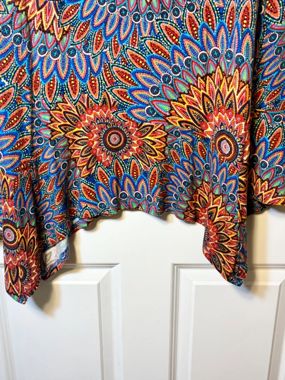 PrinStory Handkerchief Hem Skirt